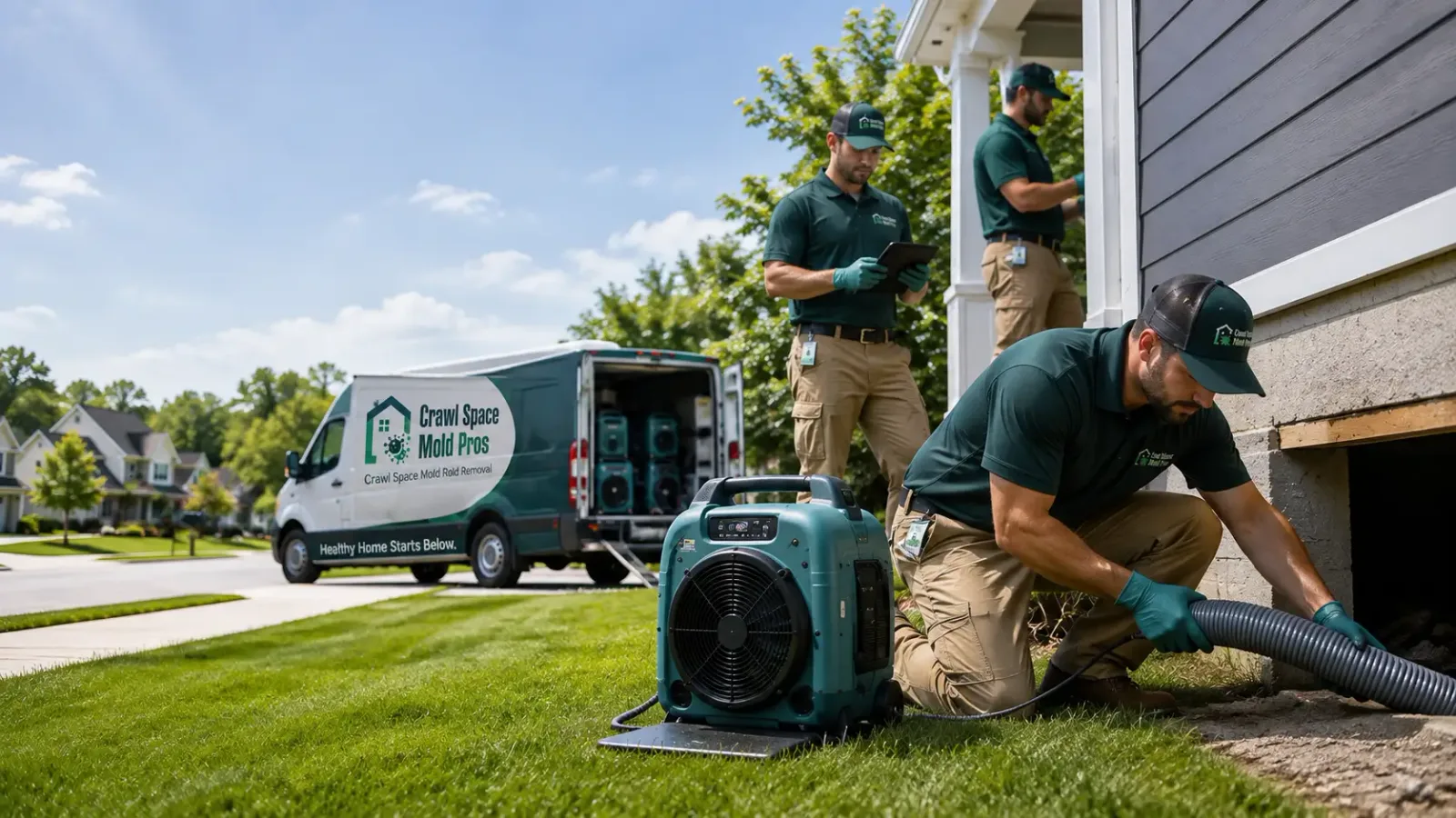 Crawl Space Mold Removal in Harrisville, RI